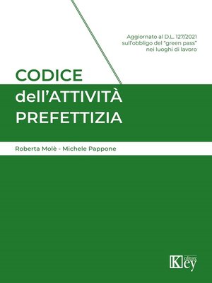 cover image of Codice dell'attività prefettizia